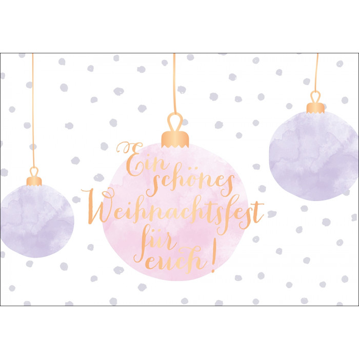 Ein schönes Weihnachtsfest für Euch! Ein schönes Weihnachtsfest für Euch!