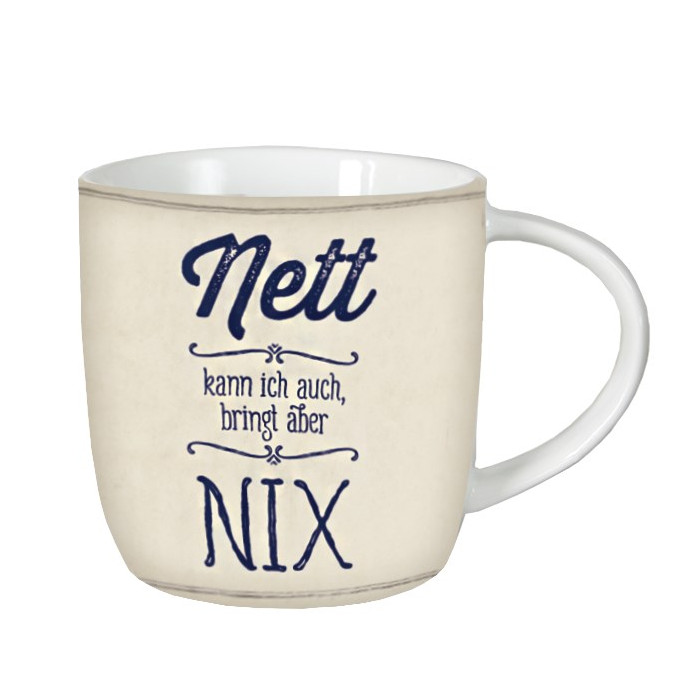 Nett kann ich auch, bringt aber nix Nett kann ich auch, bringt aber nix