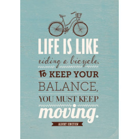 Life is like riding a bicycle