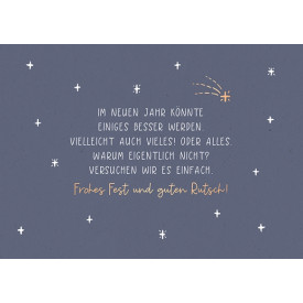 Im neuen Jahr…