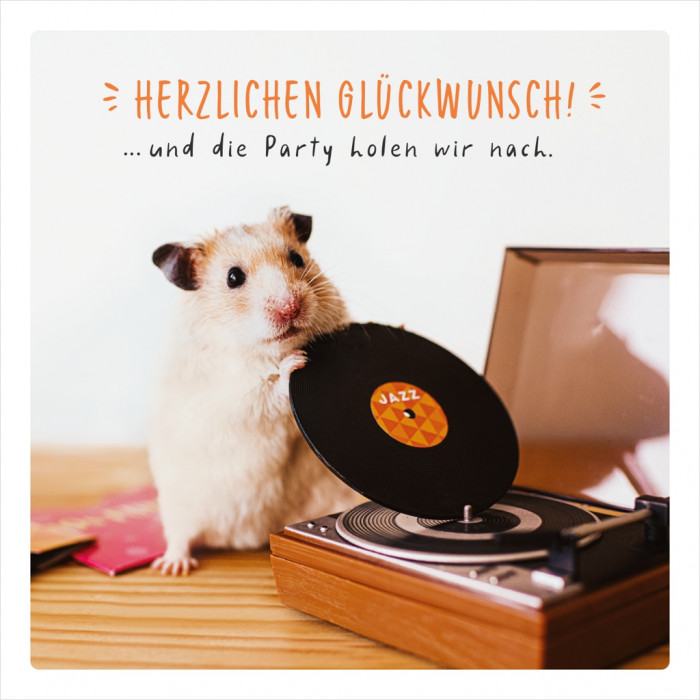 Herzlichen Glückwunsch! Herzlichen Glückwunsch!