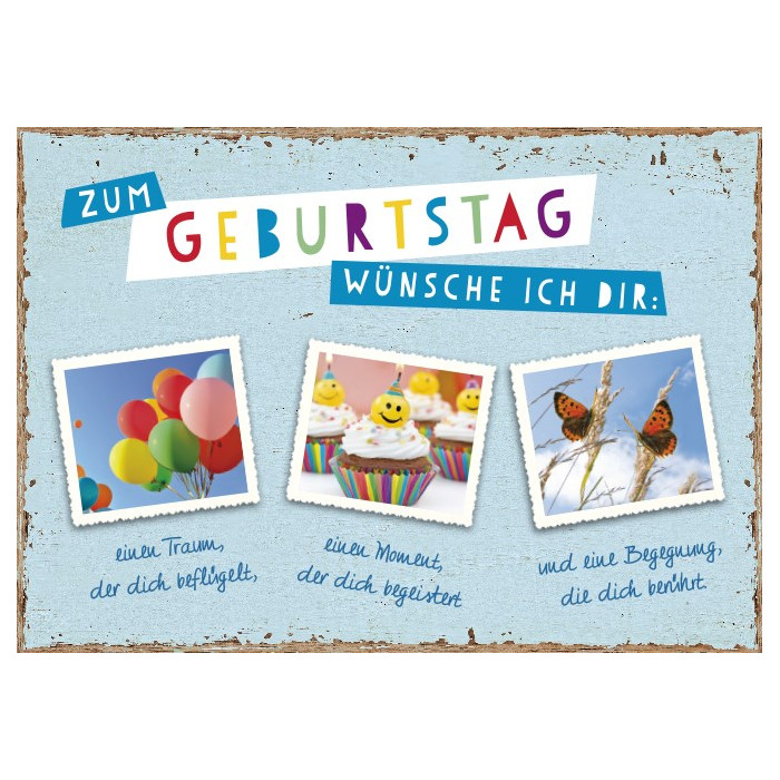 Zum Geburtstag wünsche ich dir: Zum Geburtstag wünsche ich dir: