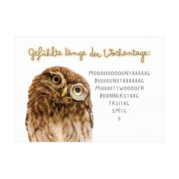 Gefühlte Länge der Wochentage: Gefühlte Länge der Wochentage: