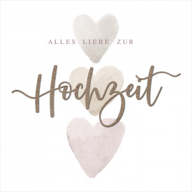 Alles Liebe zur Hochzeit