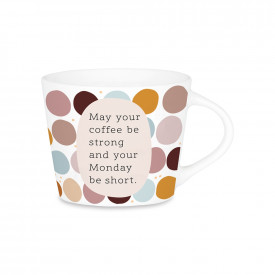 May your coffe be strong and your Monday be short