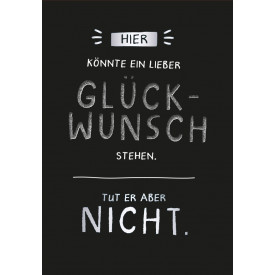 Glückwunsch