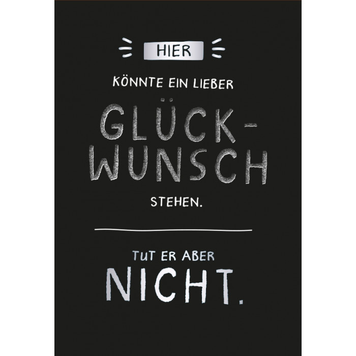 Glückwunsch Glückwunsch