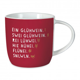 Ein Glühwein. Swei Glühwein. Rei Lühwei…