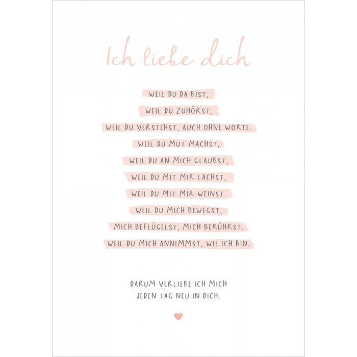 Ich liebe dich Ich liebe dich