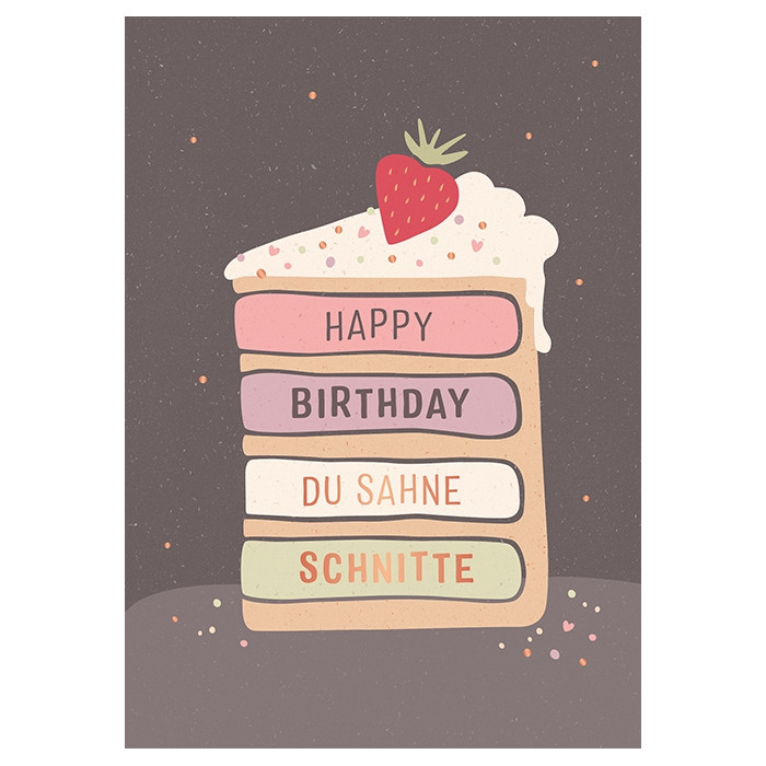 Happy Birthday Du Sahne Schnitte Happy Birthday Du Sahne Schnitte