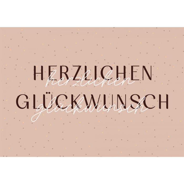 Herzlichen Glückwunsch Herzlichen Glückwunsch