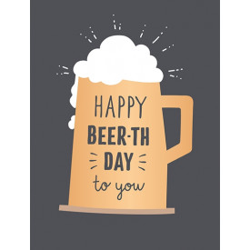 Happy Beer-th Day to you
