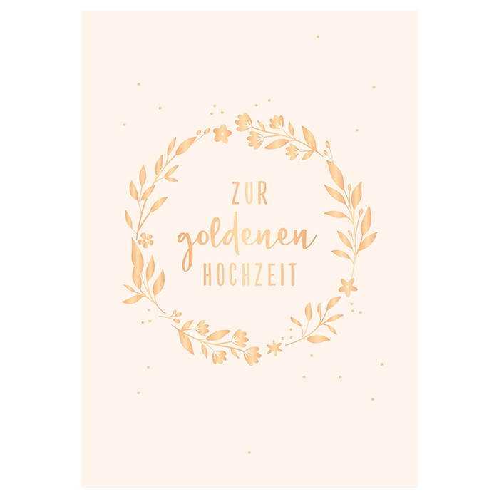 Zur goldenen Hochzeit Zur goldenen Hochzeit