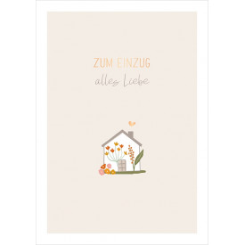 Zum Einzug alles Liebe