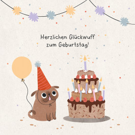 Herzichen Glückwuff zum Geburtstag!