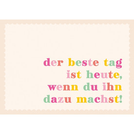 der beste tag...