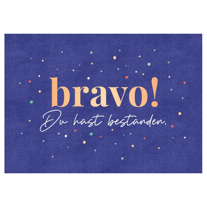 bravo! bravo!