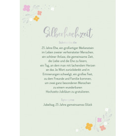 Silberhochzeit