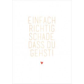 schade…