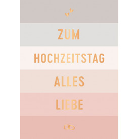 Zum Hochzeitstag...