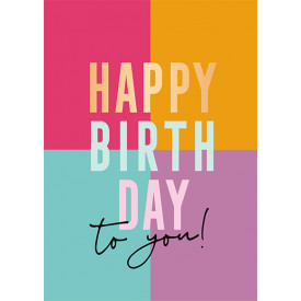 Happy Birthday to you!