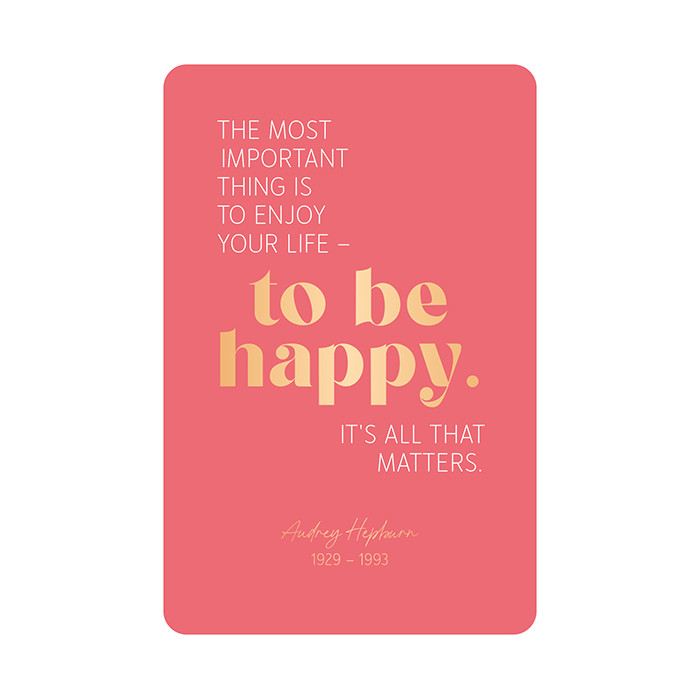 to be happy... to be happy...