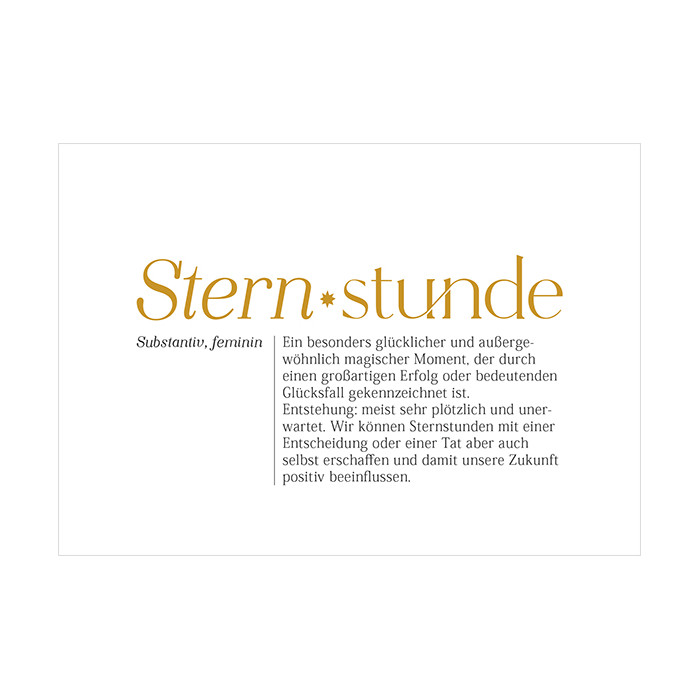 Sternstunde Sternstunde