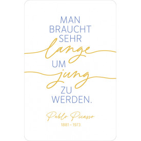 Man braucht sehr lange…