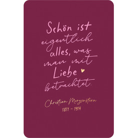 Schön ist eigentlich alles…