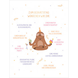 zum Geburtstag...