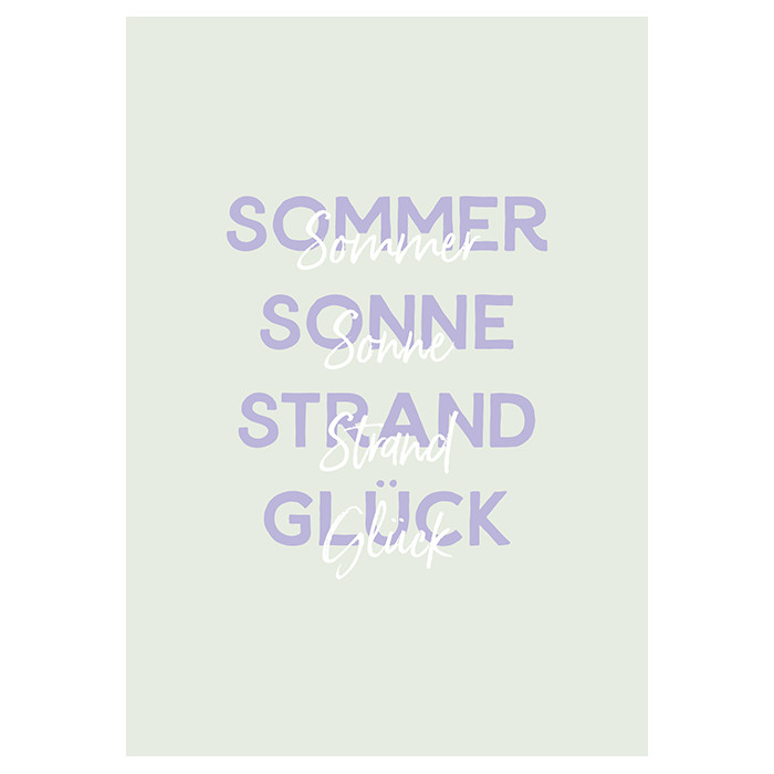 Sommer Sonne Strand Glück Sommer Sonne Strand Glück