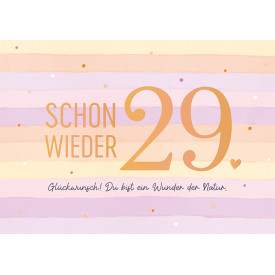 Schon wieder 29...