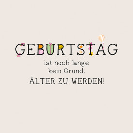 Geburtstag...