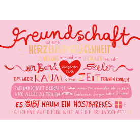 Freundschaft...