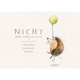 Nicht höher, schneller, weiter…