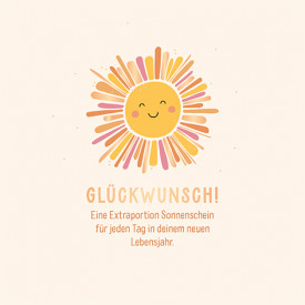 Glückwunsch...