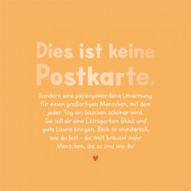 Dies ist keine Postkarte