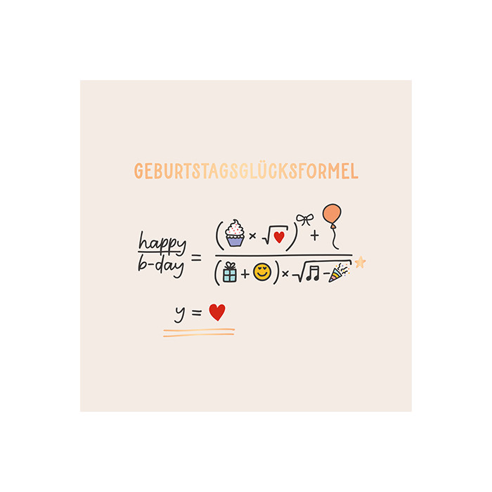 Geburtstagsformel Geburtstagsformel