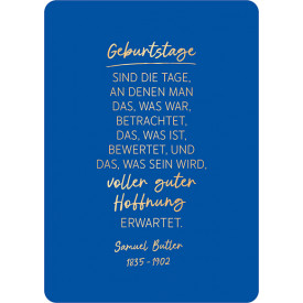 Geburtstage...