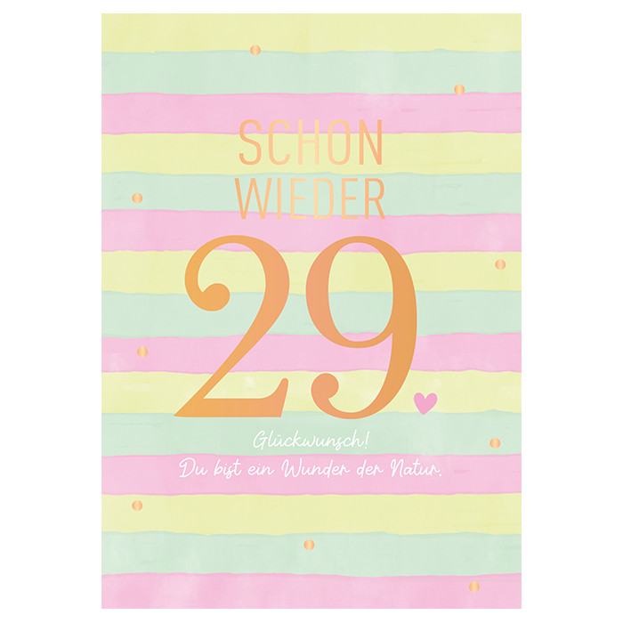 Schon wieder 29... Schon wieder 29...