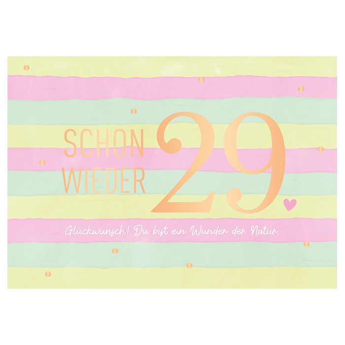 Schon wieder 29 Schon wieder 29