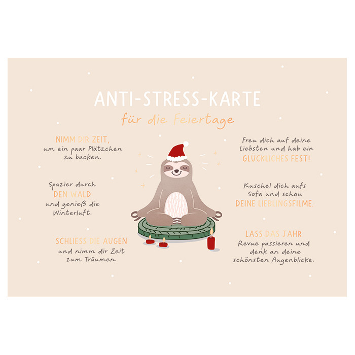 Anti-Stress-Karte... Anti-Stress-Karte...