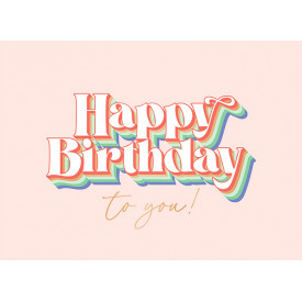 Happy Birthday to you!