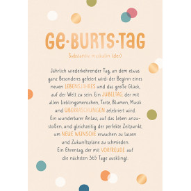 Geburtstag...