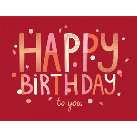 Happy Birthday to you