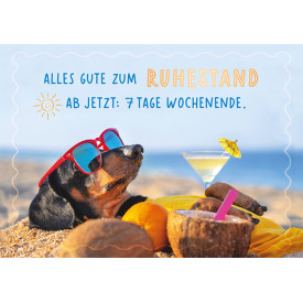 Alles Gute zum Ruhestand...