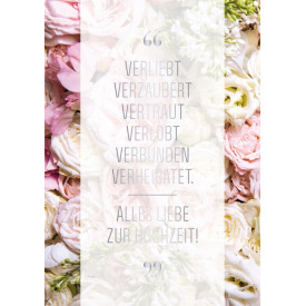 Alles Liebe zur Hochzeit!