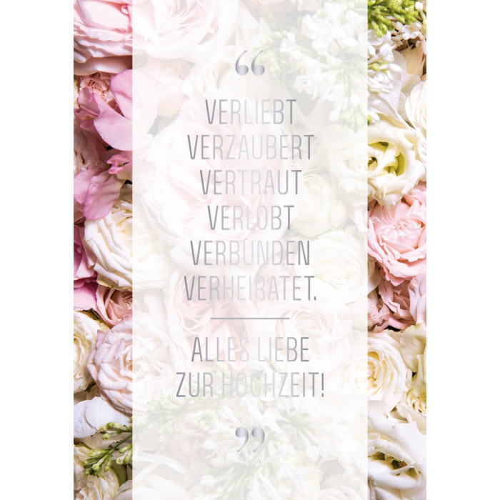 Alles Liebe zur Hochzeit! Alles Liebe zur Hochzeit!