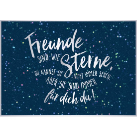 Freunde sind wie Sterne