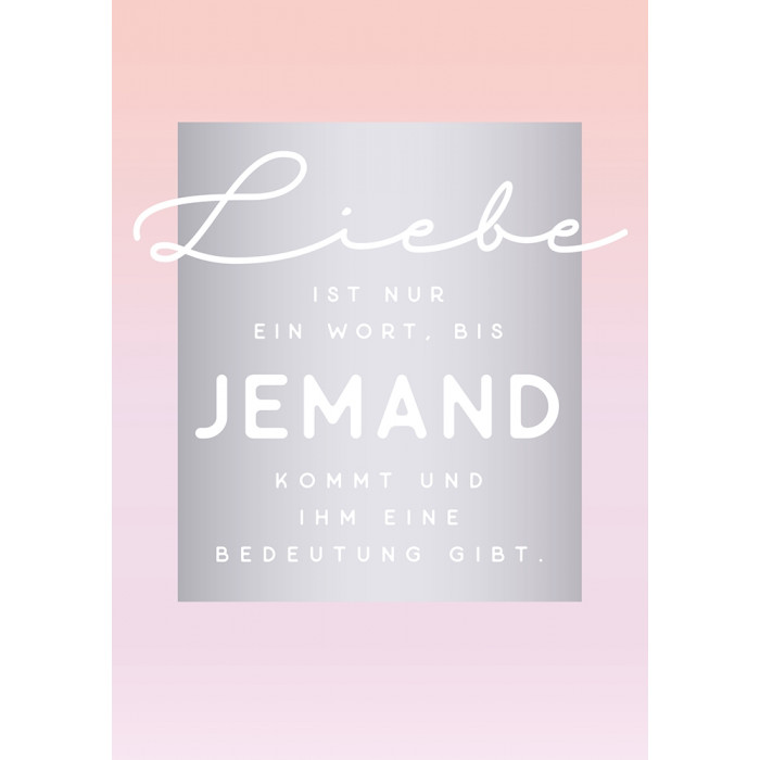Liebe ist nur ein Wort... Liebe ist nur ein Wort...